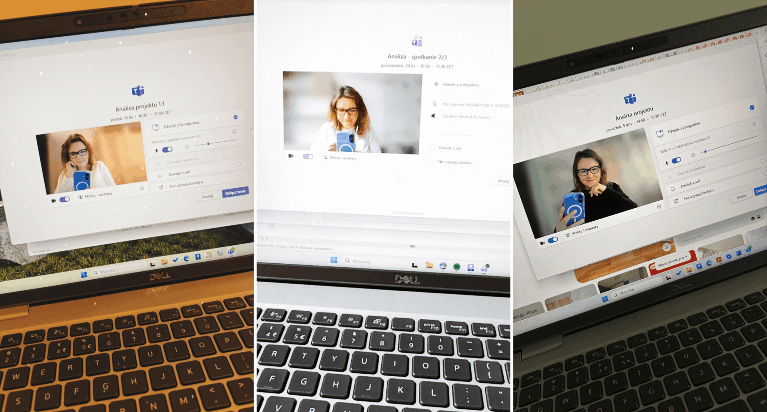 zdjęcia, które robię przed spotkaniem z klientem na analizie projektu